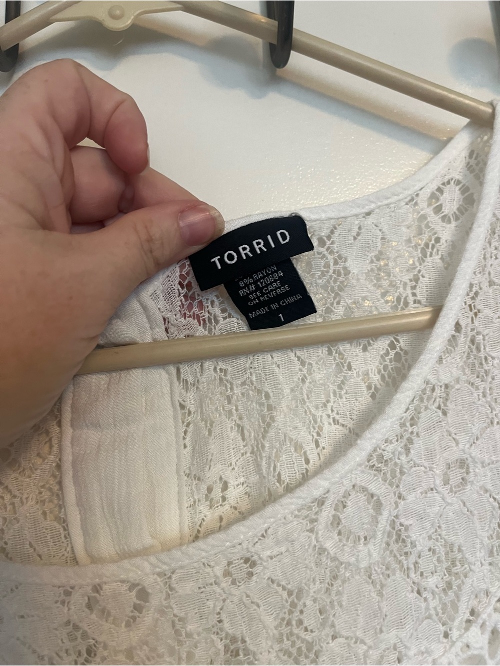 Torrid lace detail tank - Picture 3 of 3